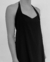 Vestido breteles gasa negro - MJ2A