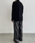 Sweater media polera rombos negro - tienda online