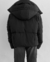 Campera puffer over negra - tienda online