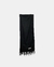 Bufanda flecos negro - comprar online