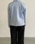Camisa poplín crop celeste - MJ2A