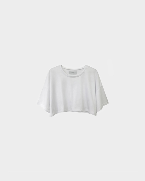 Remerón oversize crop blanco - comprar online