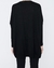 Sweater murciélago oversize negro - tienda online