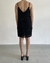 Vestido mostacillas negro - tienda online