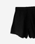 Short volumen gabardina negro