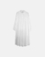 Camisero midi lino blanco - comprar online