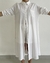 Camisero midi lino blanco en internet