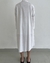 Camisero midi lino blanco - tienda online