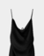Vestido corto lencero escote negro - MJ2A