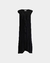 Vestido volados jabot negro - comprar online