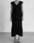 Vestido volados jabot negro - MJ2A