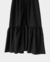Falda satén jareta negro - tienda online