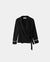 Saco bata crepe negro - comprar online