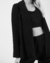 Saco crepe negro - MJ2A