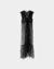 Vestido jabot plumetí negro - comprar online