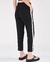 Imagen de Pant jogger crepe raya negro