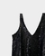 Musculosa paillettes negro en internet