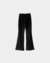 Pant flare punto roma negro - comprar online