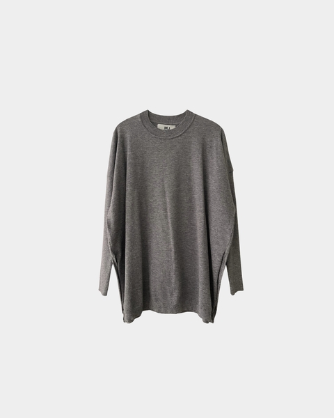 Sweater cuadrado bremer gris - comprar online