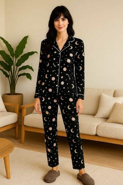Pijama Americano Longo Lua Estrela na internet