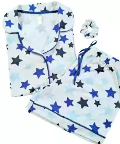 Pijama Americano Curto Blue Star na internet