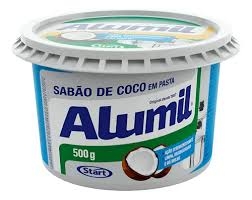 SABAO DE COCO EM PASTA ALUMIL 500G