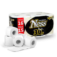 PAPEL HIGIENICO FOLHA DUPLA PCTX16RLS NESS