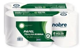 TOALHA BOBINA 100%CELULOSE (6X20X200) Slim - Nobre