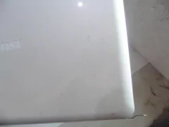 Tampa Da Tela + Cabo Flat + Dobradiças Note Msi X340 Branca - WFL USADOS de Informática