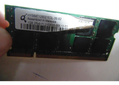 Memória Note Qimonda 1gb Ddr2 667mhz Hys64t128021hdl-3s-b2 na internet