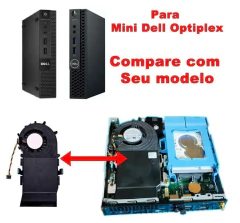 Cooler + Dissip Para Pc Dell Optiplex 3050 1151 na internet