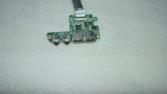Placa De Áudio + Usb + Sd Notebook Dell 1564 DAUM3BPI6E0 - WFL USADOS de Informática