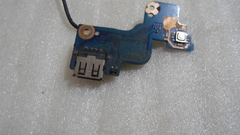 Botão Placa Power + Usb Notebook Samsung Rv415 Amd 10 Vias