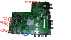 Placa Principal Para Tv Philco Ph24la2 1.30.1.1309bt03r