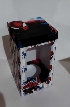 Caixa Ovo em Pé Homem Aranha
