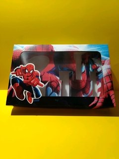 Caixa Confeiteiro Homem Aranha - M&N Amor em Papel
