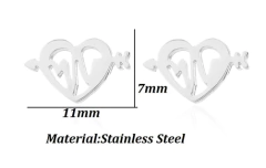 Imagem do BRINCO FLECHA DO CUPIDO NO CORAÇÃO
