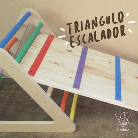 Triangulo Pikler en crudo o pintado