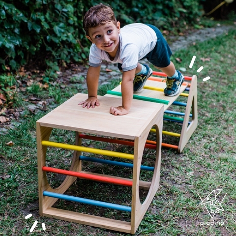 Cubo Pikler con Rampa (sin triangulo)