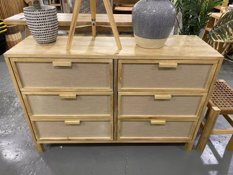 Comoda Rain 6 cajones