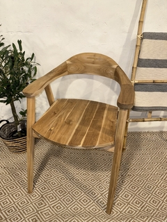Silla de Teka maciza - comprar online