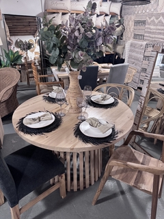Mesa comedor varillada - tienda online