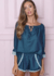 Pijama KM Navy Peony - comprar online