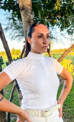 Chomba de concurso DOUCE blanca - CHEVAL