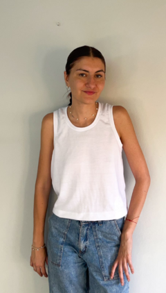 Musculosa básica blanca - comprar online