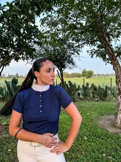 Chomba de concurso SOIGNÉ azul - CHEVAL