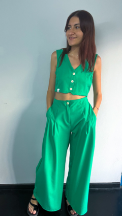 Top chaleco haute benetton