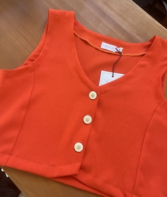 Top chaleco rojo - comprar online