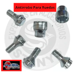 Imagen de Antirrobo Para Ruedas C/cabeza Giratoria Linea Cromada