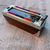 Wooden tea box / jewel box with Andean textile (3 comp.) Mod. 3037 - buy online